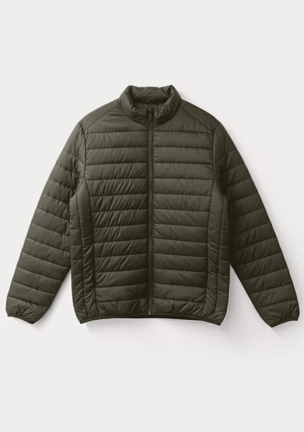 Jaqueta Puffer Masculina Gola Alta