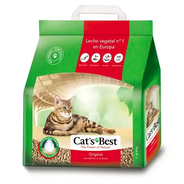Cat's Best Areia para Gatos Original 4,3kg
