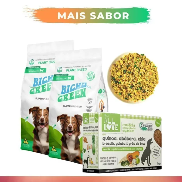 Ração Super Premium Plant Based Bicho Green