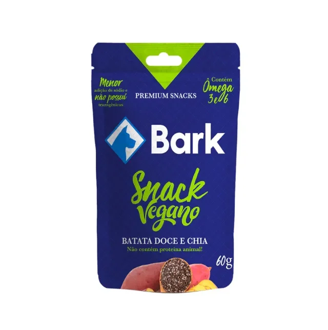 Bark Snack Vegano Batata Doce e Chia 60g
