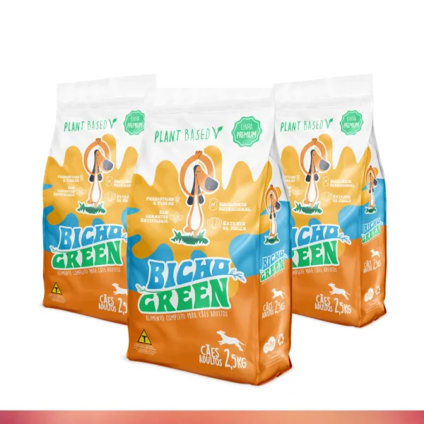Ração Bicho Green Plant Based Cães Adultos 2,5kg