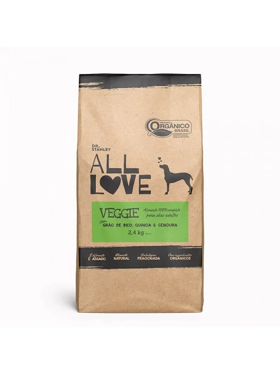 Dr. Stanley All Love Veggie Ração Cães Adultos 2,4kg