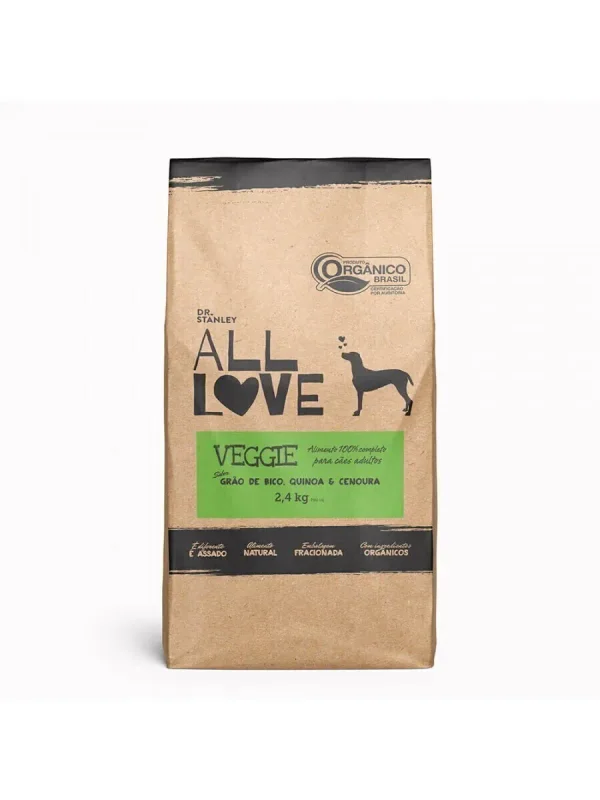Dr. Stanley All Love Veggie Ração Cães Adultos 2,4kg
