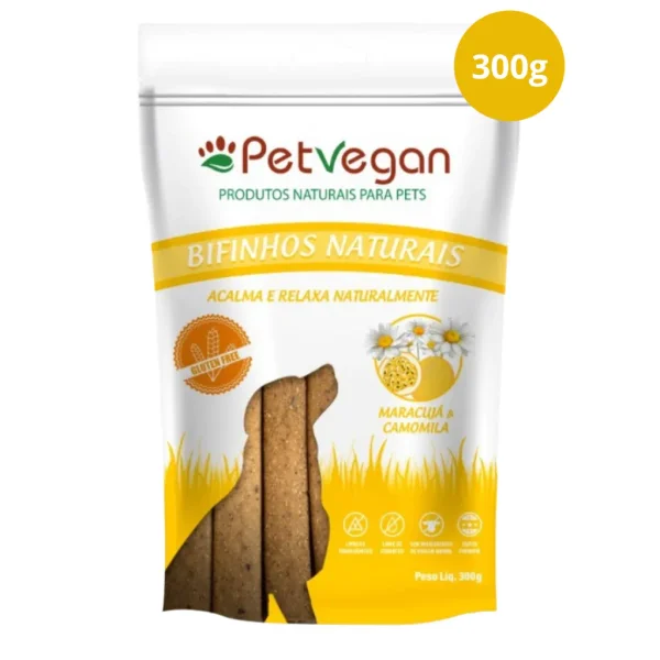PetVegan Bifinhos Naturais 300g - Maracujá e Camomila