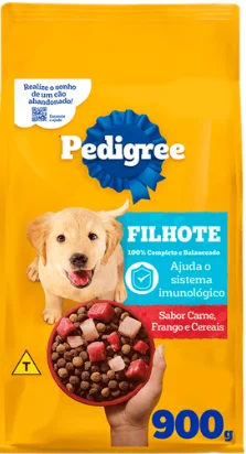 Ração Seca para Cães Filhotes Frango e Cereais Pedigree 900g