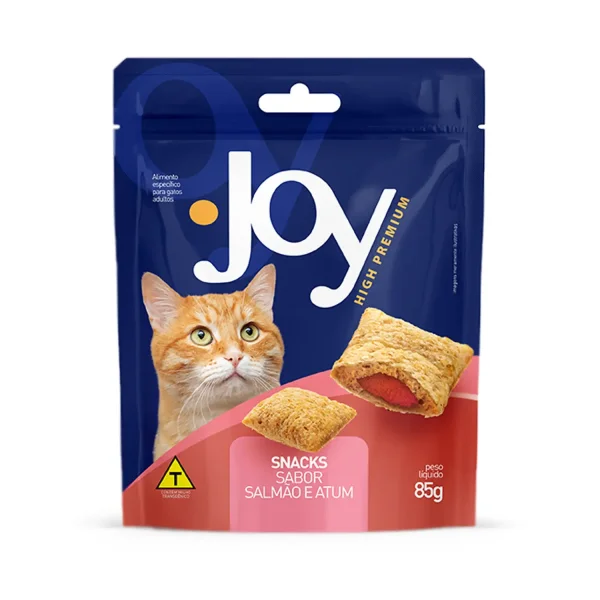 Petisco Joy Nuggets para Gatos Salmão e Atum 85 g