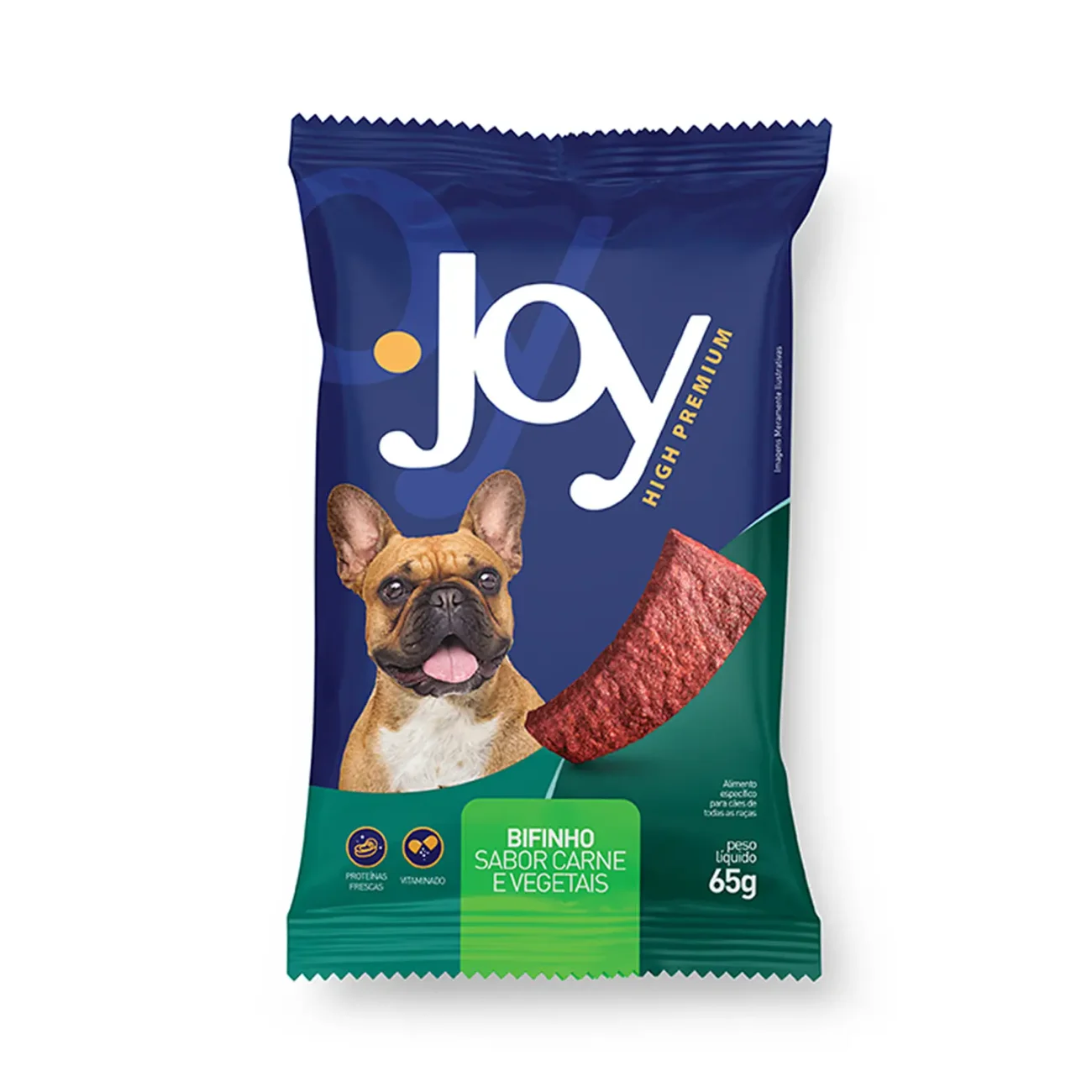 Petisco Bifinho para Cães Sabor Carne e Vegetais Joy