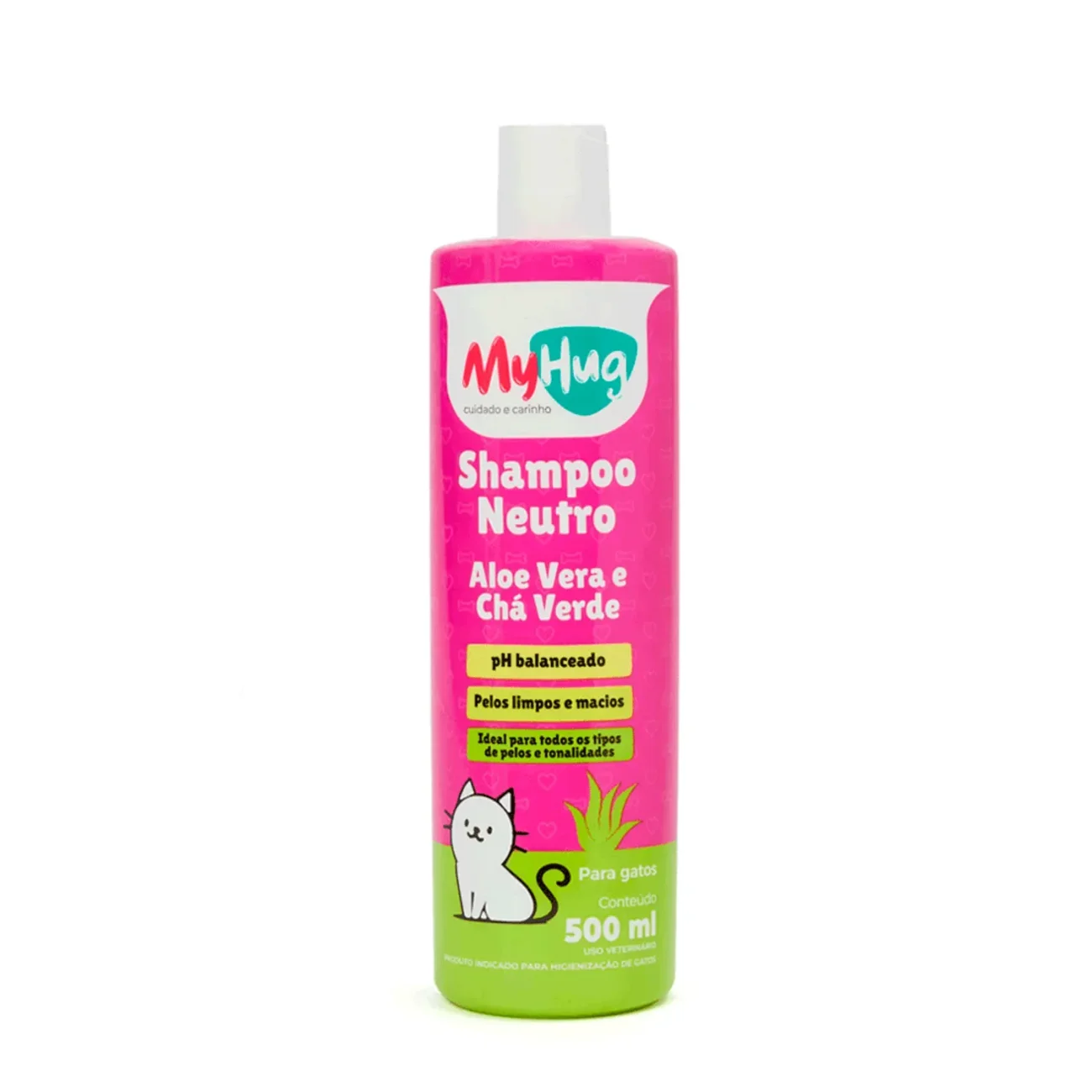 Shampoo Neutro para Gatos MyHug 500 ml