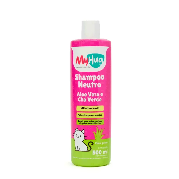Shampoo Neutro para Gatos MyHug 500 ml