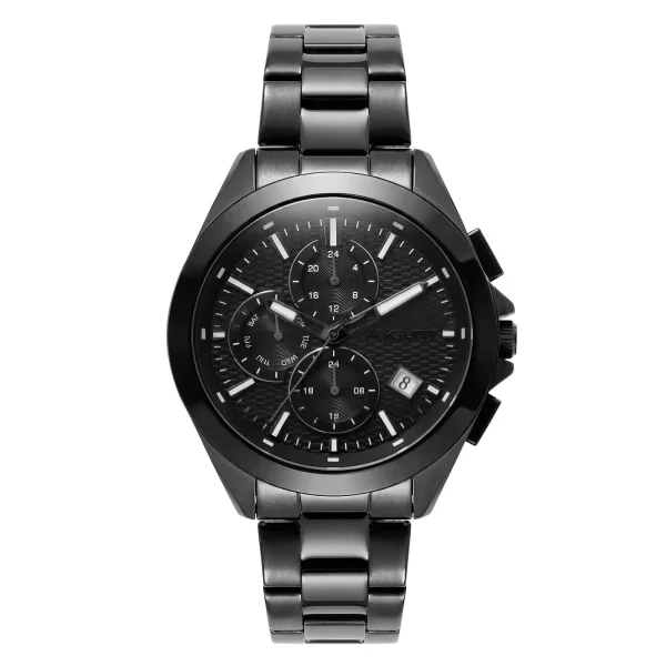 Relógio Akium Masculino em Aço Preto