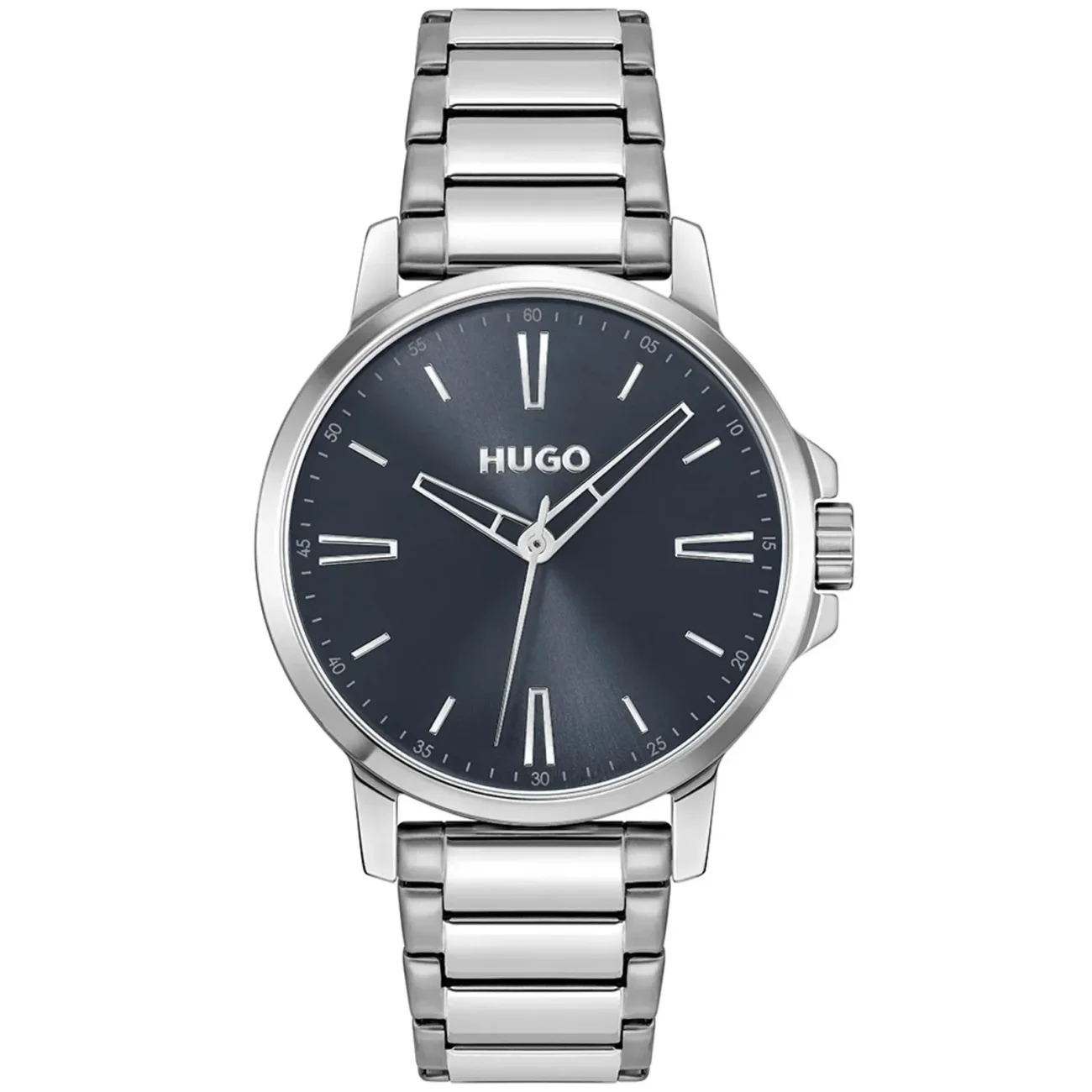 Relógio Hugo Smooth Masculino em Aço Prateado 1530419