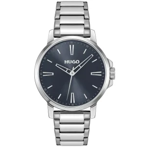 Relógio Hugo Smooth Masculino em Aço Prateado 1530419