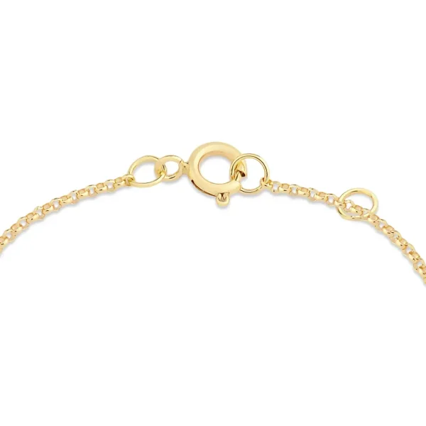 Pulseira Baby em Ouro Amarelo 18k com Rubi e Diamantes — foto 2