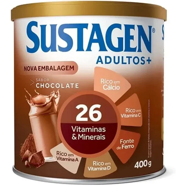 Sustagen Adultos - Chocolate- Lata 400g