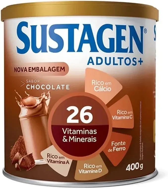 Sustagen Adultos - Chocolate- Lata 400g