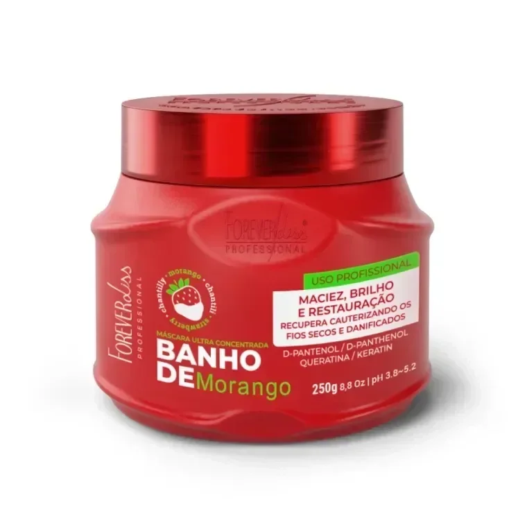 Máscara Banho de Verniz Morango 250g - Forever Liss