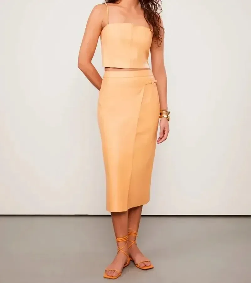Conjunto Saia e Cropped Feminino