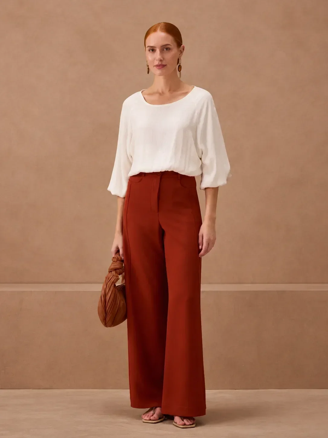 Blusa Acinturada Listrada Off White
