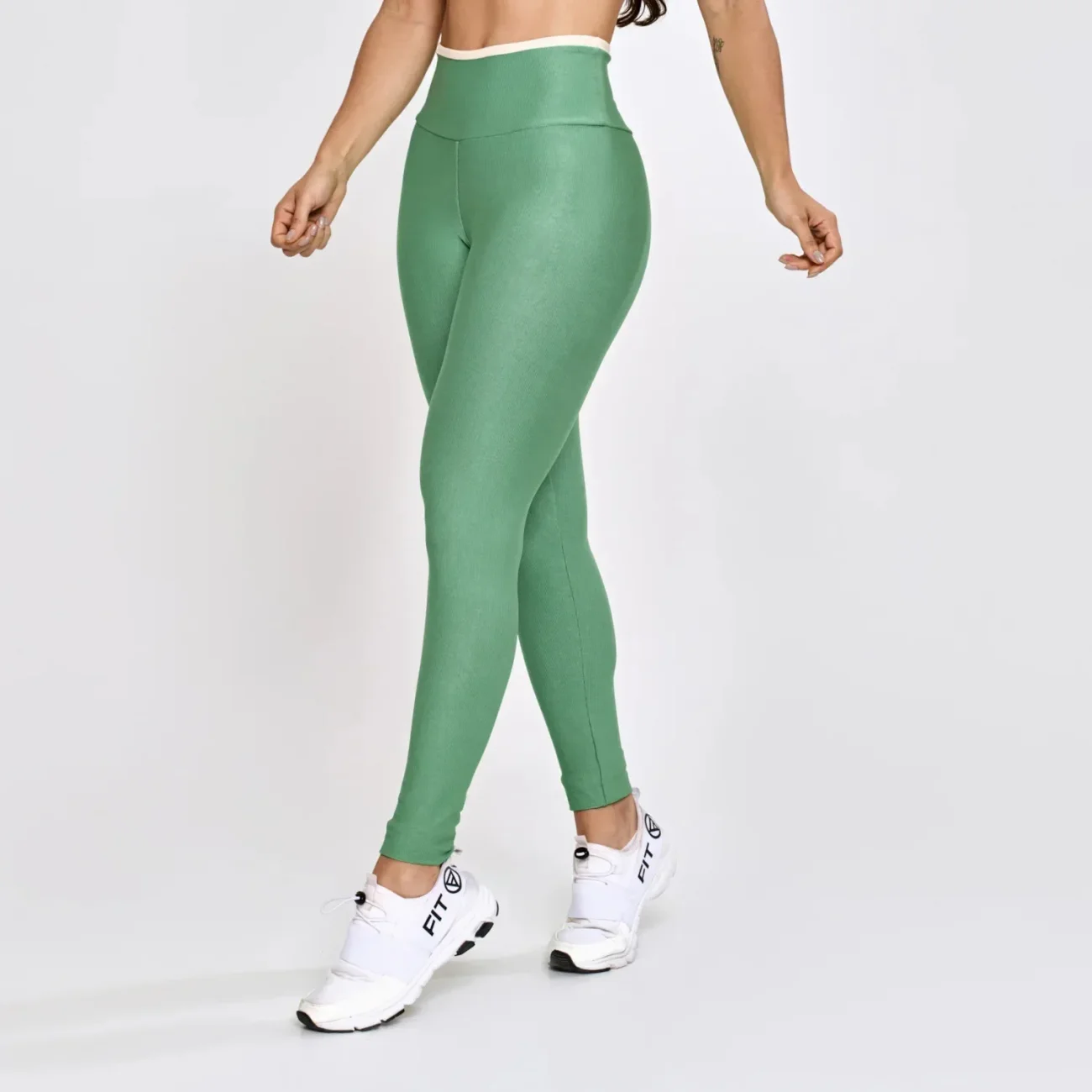 Calça Legging Micro Canelada Pulse Alecrim