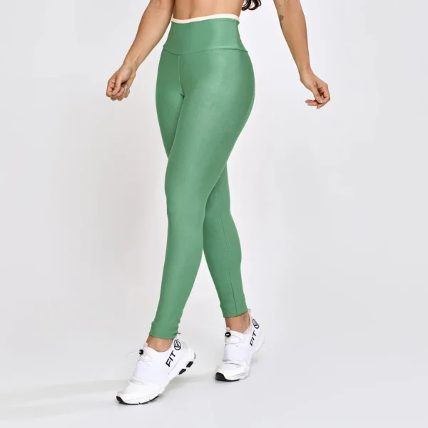Calça Legging Micro Canelada Pulse Alecrim