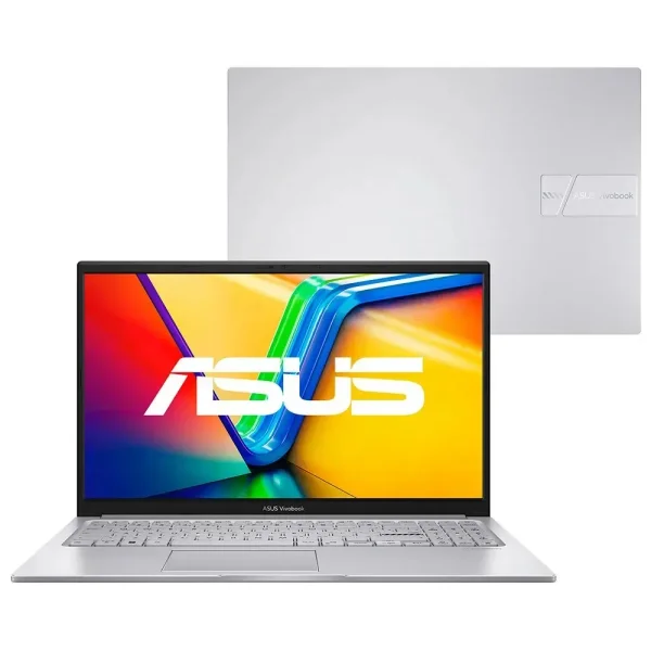 Notebook ASUS Vivobook 15 AMD Ryzen7 5825U, 16GB, 512GB SSD, W11, 15,6" FHD, Cool Silver