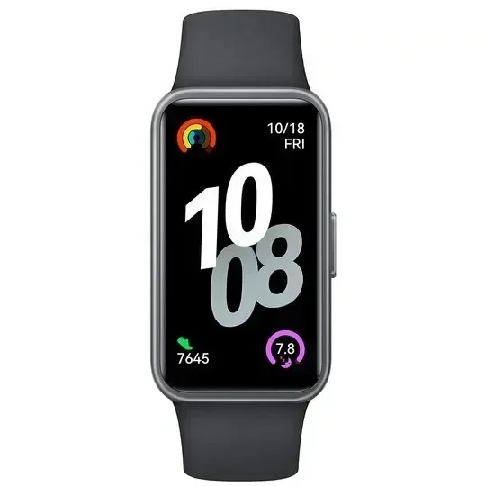 Smartwatch Huawei Band 10 Preto, com Pulseira em Fluoroelastômero, Bluetooth — foto 2