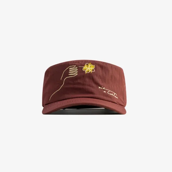 Boné Carnan Pillbox Draw X Niemeyer "Brown"