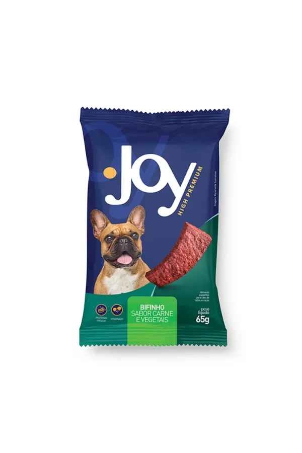Petisco Bifinho para Cães Sabor Carne e Vegetais Joy