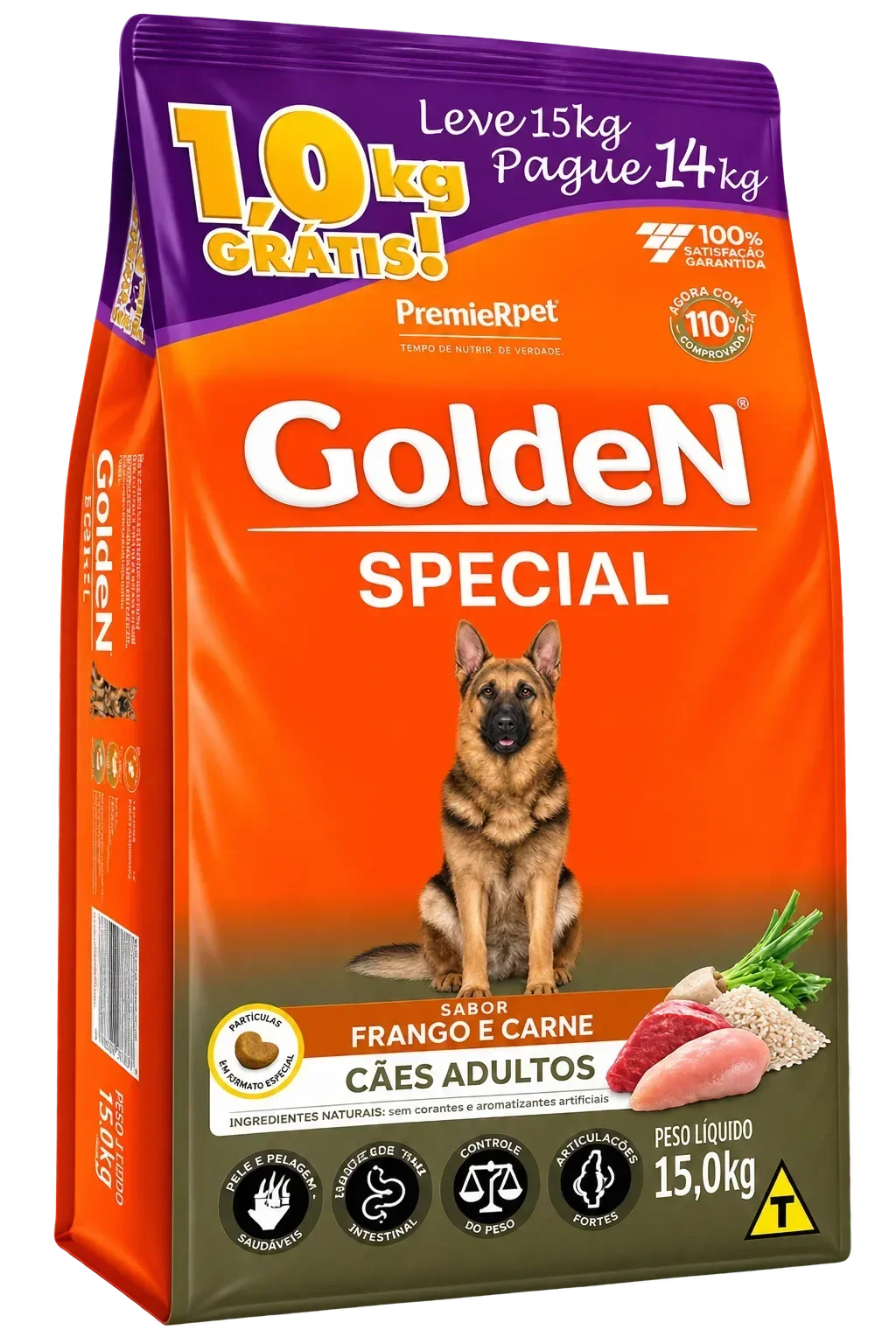 Ração Golden Special Cães Adultos Frango e Carne 15kg