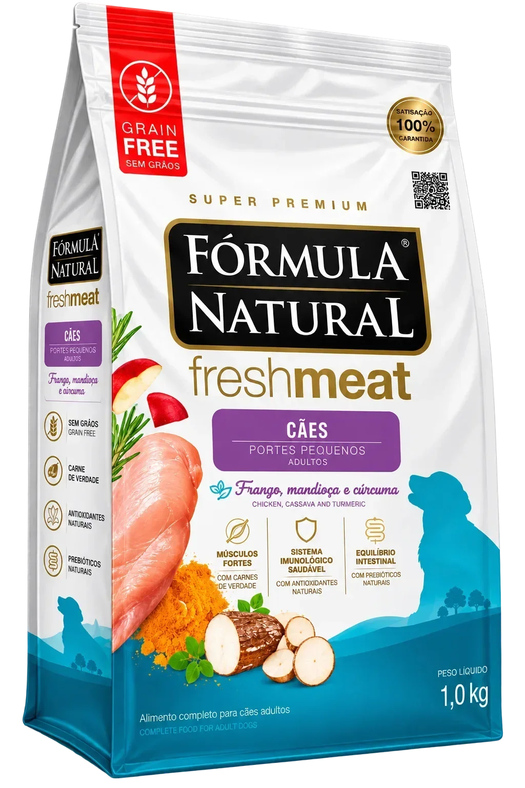 Ração Fórmula Natural Fresh Meat Cães Filhotes Porte Médio