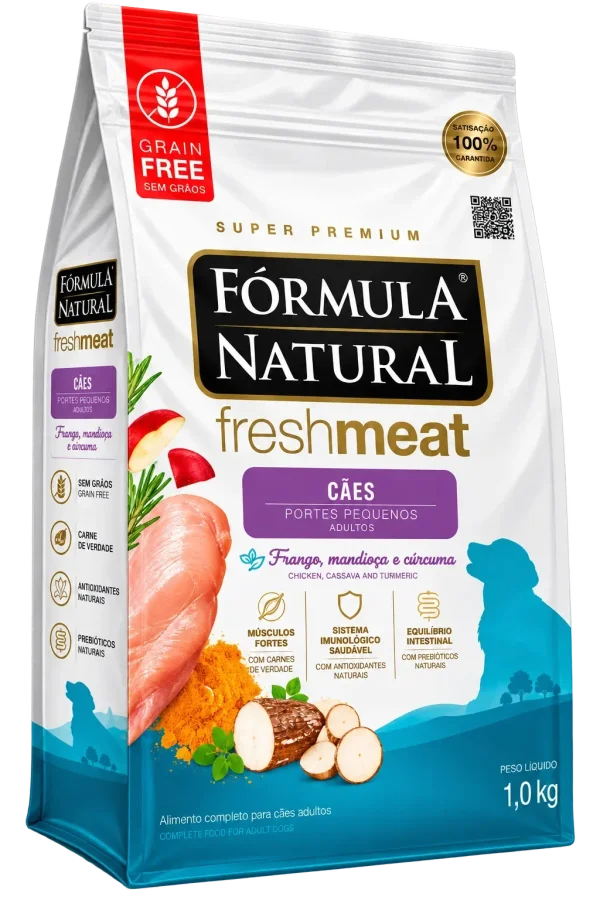 Ração Fórmula Natural Fresh Meat Cães Filhotes Porte Médio