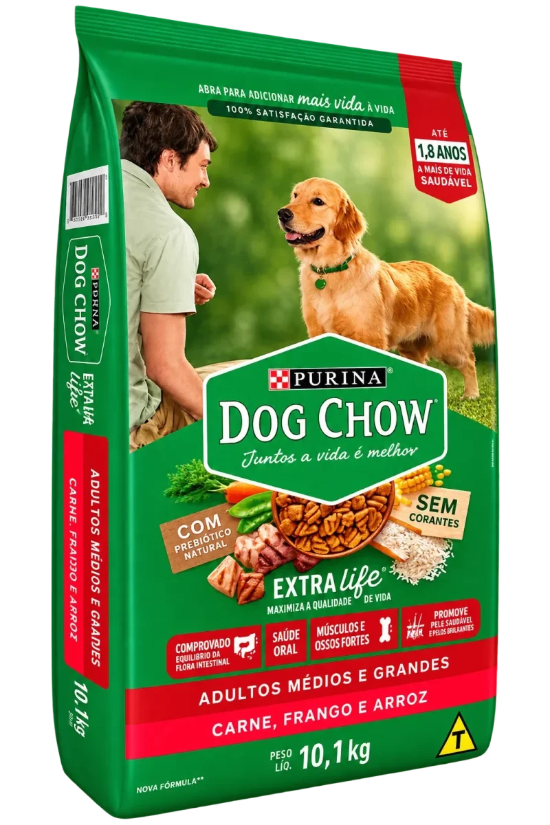 Ração Seca para Cães Adultos Médios e Grandes Dog Chow 2,5kg