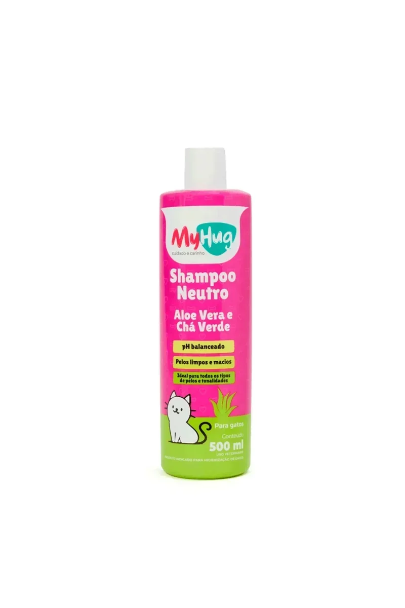 Shampoo Neutro para Gatos MyHug 500 ml