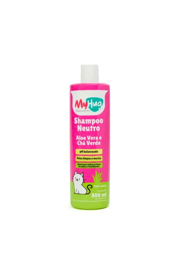 Shampoo Neutro para Gatos MyHug 500 ml