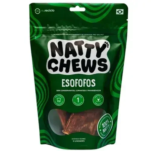 Petisco Natural para Cães Natty Chews Esofosos 5 Unidades