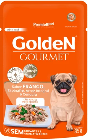 Sachê Golden Gourmet Cães Adultos Frango 85g