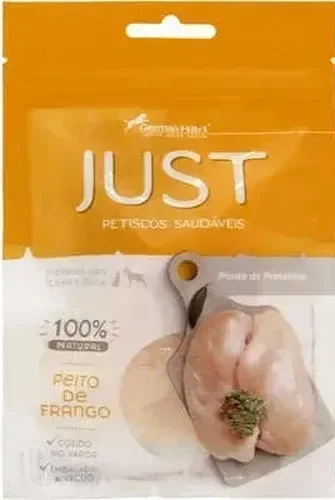 Petisco Natural Peito de Frango Desidratado Just