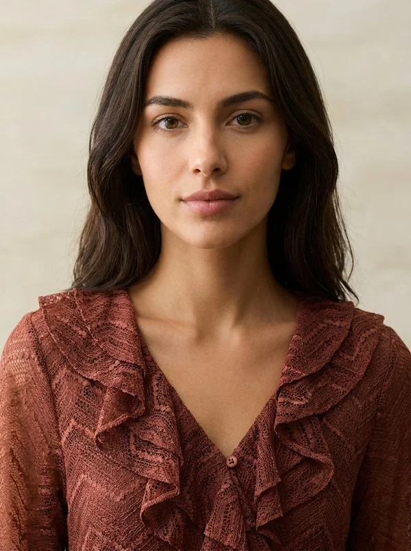Blusa Feminina de Renda