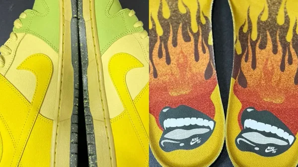 Nike SB Dunk Low Saffron Quartz: ousadia, arte e identidade em cada detalhe