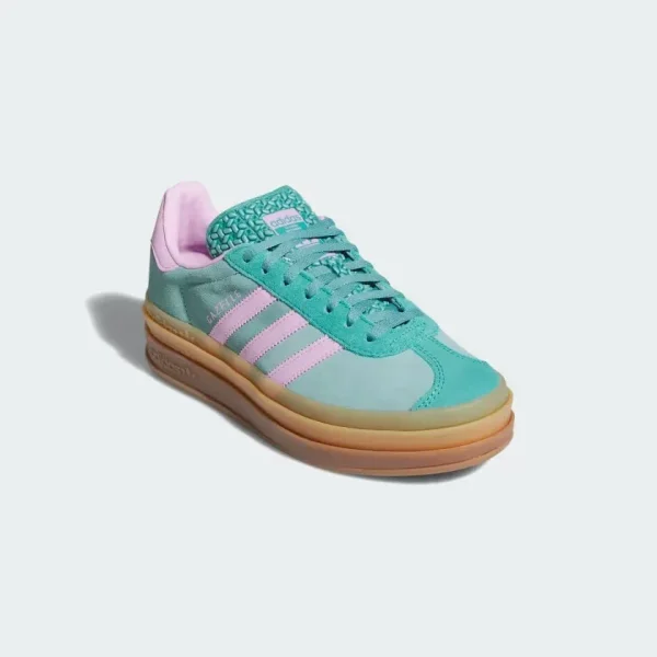 Adidas Gazelle Bold Green/Pink — foto 3
