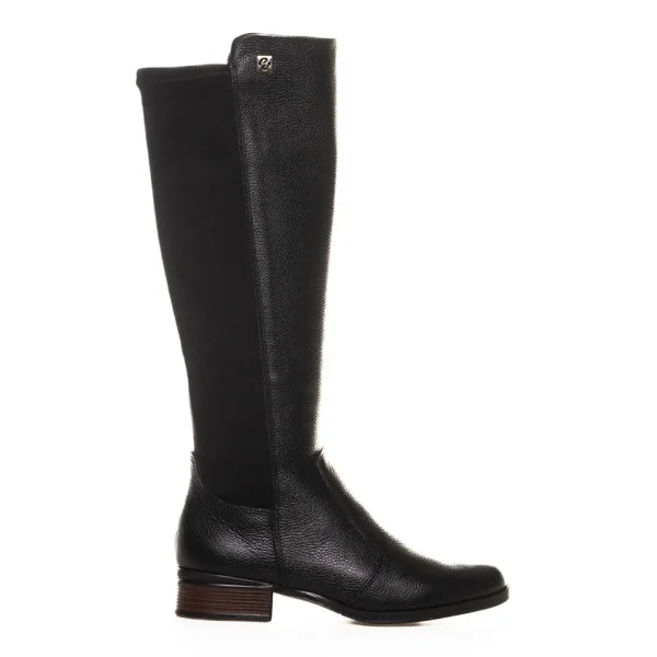 Bota Montaria Couro Pegada Diana Feminina Preta