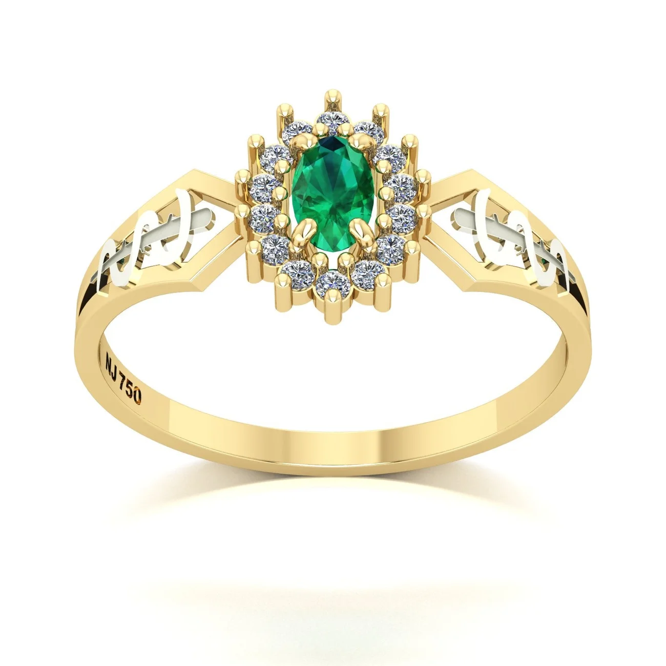 Anel de Formatura de Medicina Lovely IV Ouro 18k
