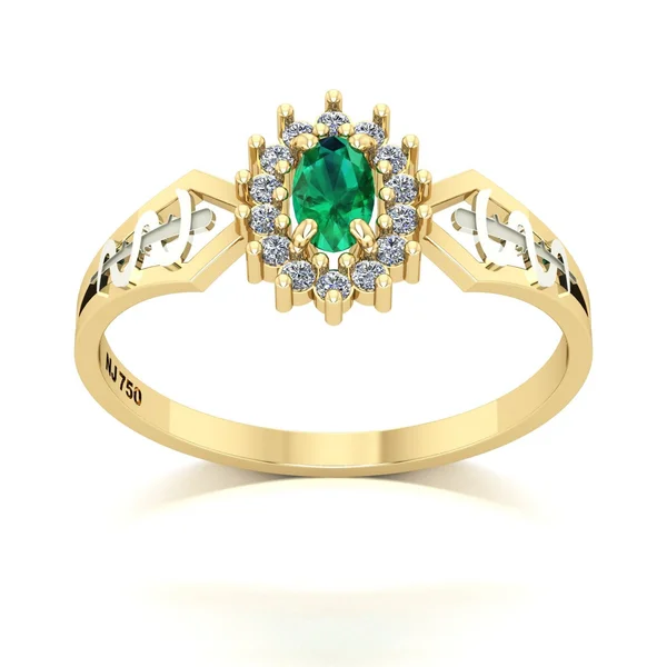 Anel de Formatura de Medicina Lovely IV Ouro 18k