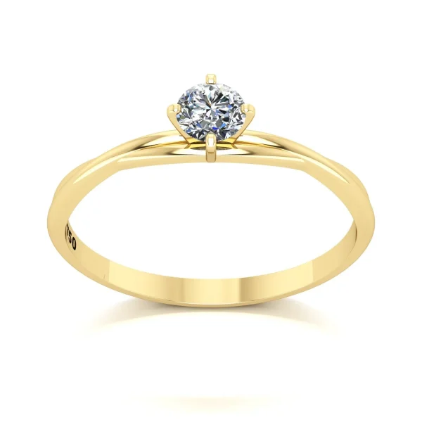 Anel de Noivado Legami Ouro 18k
