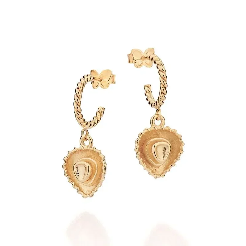 Brinco Chapéu Dourado