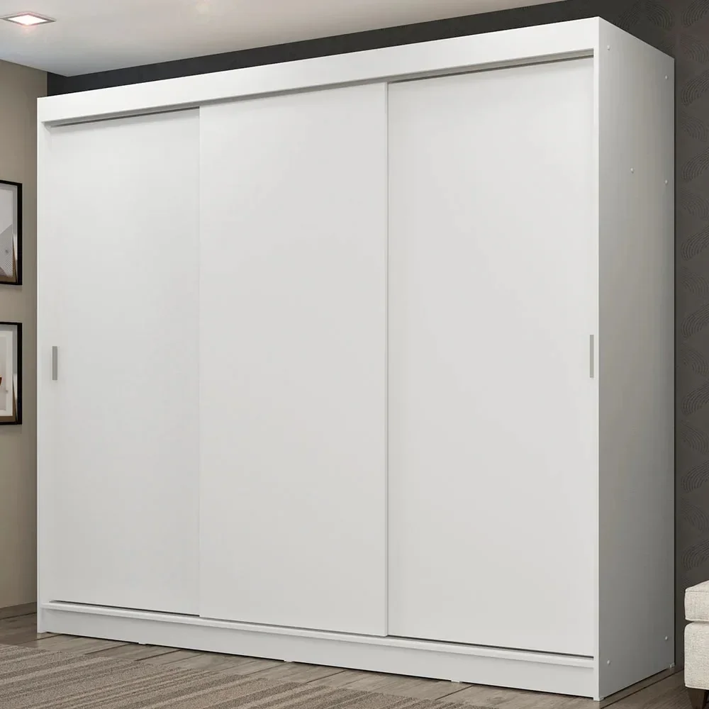 Guarda Roupa com Portas de Correr Branco