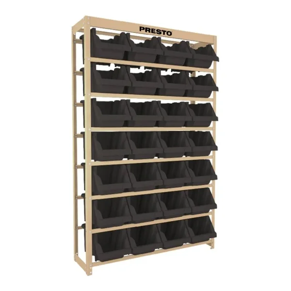 Estante Organizadora com Gavetas Plásticas Presto