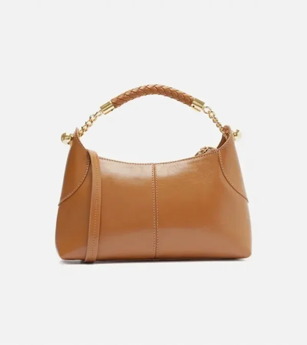 Bolsa Feminina Couro Sintético Camel