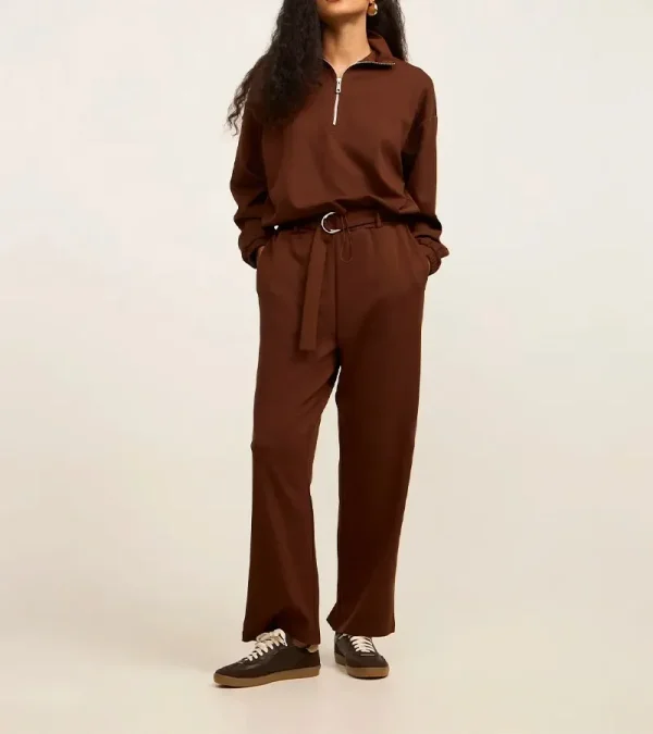 Conjunto de Moletom Marrom