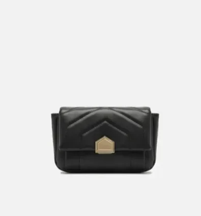 Bolsa Tiracolo Couro Preto